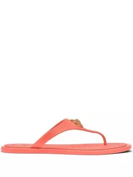 Versace шлепанцы Alia La Medusa с бляшкой, оранжевый