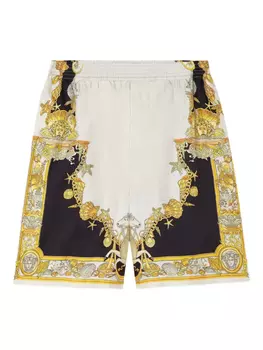 Versace шорты Coral Theater, белый