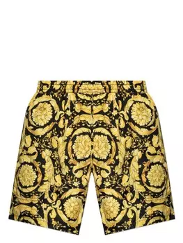 Versace шорты для плавания Barocco, черный