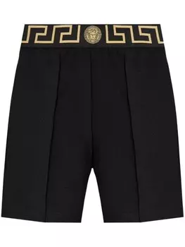 Versace шорты Грека, черный