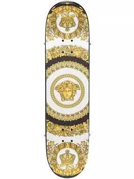 Versace скейтборд Crete de Fleur, белый