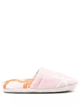 Versace слиперы Barocco De La Mer, розовый