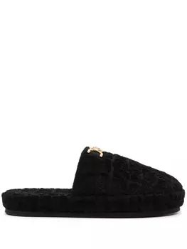 Versace слиперы Icon с декором Medusa, черный