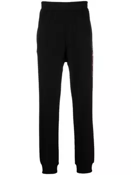 Versace спортивные брюки с логотипом, черный