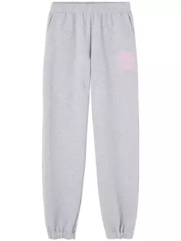 Versace спортивные брюки с логотипом, серый
