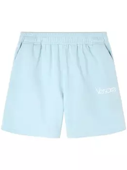 Versace спортивные шорты 1979 Re-Edition с вышивкой, синий