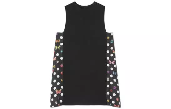 VERSACE SS23 Платье без рукавов женское черное