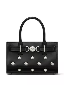 Versace сумка-тоут Crystal Medusa '95 размера мини, черный