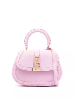 Versace сумка-тоут Greca Goddess размера мини, розовый