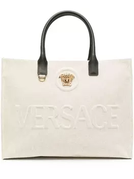 Сумка-тоут Versace La Medusa, нейтральный цвет
