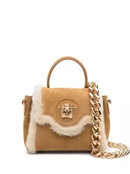Versace сумка-тоут La Medusa, нейтральный цвет