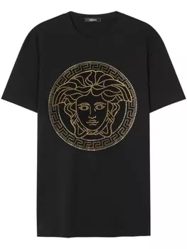 Versace толстовка с принтом Medusa, черный