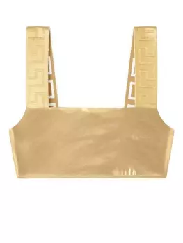 Versace топ бикини Greca, золотой