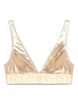 Versace топ бикини Greca, золотой