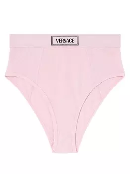 Versace трусы-брифы с логотипом, розовый
