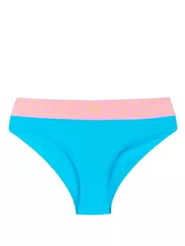 Versace трусы-брифы с узором Greca, синий