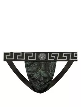 Versace трусы-джоки Barocco, черный