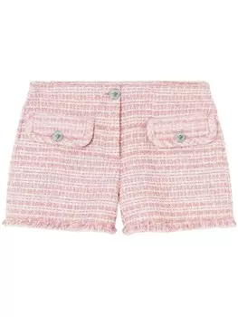 Versace твидовые шорты Medusa, розовый