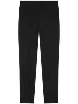 Versace узкие брюки с заниженной талией, черный