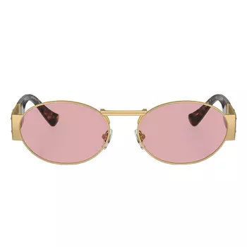 Versace VE 2264 100284 Овальные солнцезащитные очки унисекс 56 мм, цвет Matte Gold