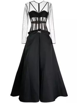 Versace вечернее платье Medusa '95, черный