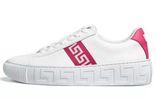 VERSACE Women's Greca 'White Pink'