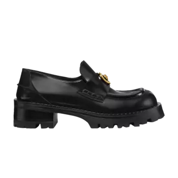 Versace Женские лоферы T.35, черный