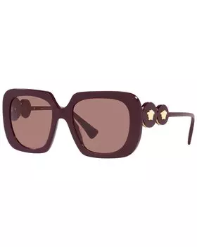 Versace Женские солнцезащитные очки VE4434 54 мм, красный