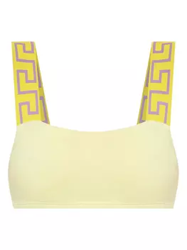 Версаче лиф бикини Greca Border Versace, желтый
