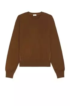 Версия Толстовка с капюшоном Saint Laurent, цвет Ocre