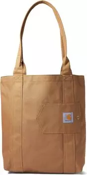 Вертикальная открытая сумка-тоут Carhartt, цвет Carhartt Brown