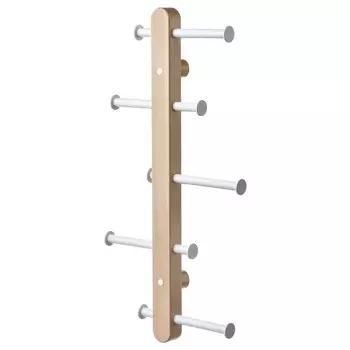 Вертикальная полоска на крючках, 60 см ,бежевый/белый, PLOGA IKEA