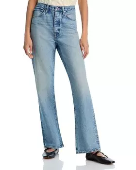 Вертикальные джинсы с высокой посадкой Laurence FRAME, синий