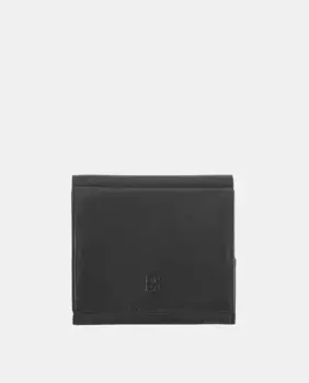 Вертикальный кошелек из телячьей кожи наппа черного цвета с RFID-защитой Dudu, черный