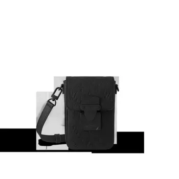 Вертикальный кошелек S-Lock Louis Vuitton, черный