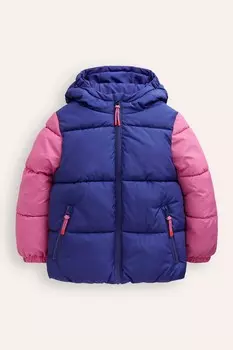 Веселое стеганое пальто Boden, синий