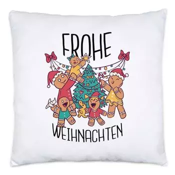 Веселого Рождества Подушка Рождество Семейное Время Рождественская Елка Подарки Идея Подарка Счастливая Семья Hey!Print