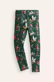 Веселые леггинсы Boden, зеленый