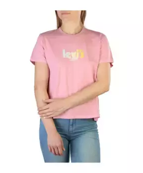 Весенне Летняя футболка Levi'S, розовый