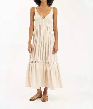 Весеннее платье в натуральном цвете sundays, цвет natural