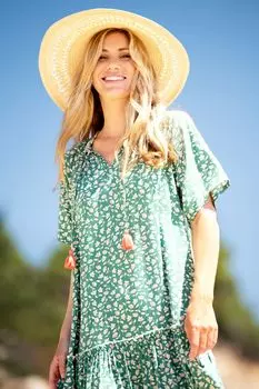 Весеннее садовое платье Brakeburn, зеленый