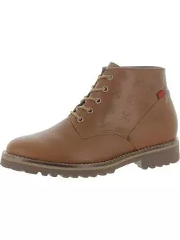 Весенние женские ботинки Chukka с принтом на блочном каблуке Marc Joseph, цвет cognac nappa