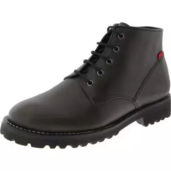 Весенние женские ботинки Chukka с принтом на блочном каблуке Marc Joseph, цвет graphite brushed napa