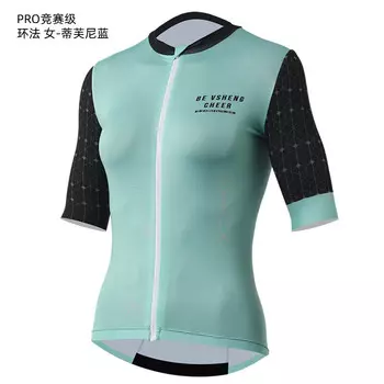 Весенняя и летняя женская велосипедная одежда с короткими рукавами Mountainpeak для соревнований - женский размер L для соревнований Тур де Франс, случайные цвета