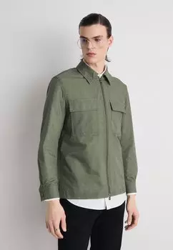 Весенняя куртка BOSS, зеленый