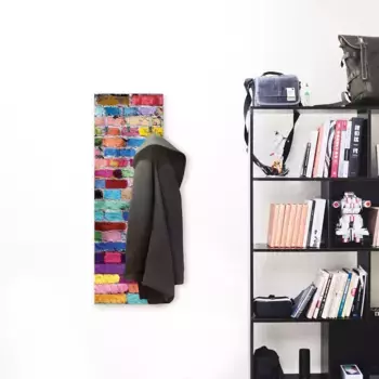 Вешалка Artland "Bunte Mauer", в частично собранном виде 45х140х2,8 см, цвет bunt