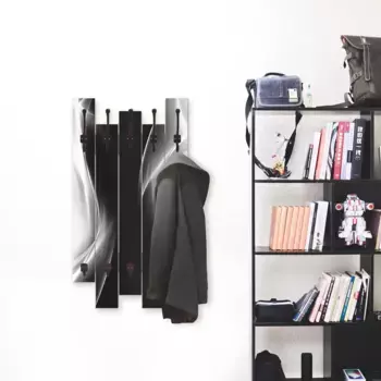 Вешалка Artland "Creative Element", в частично собранном виде 90х30х2,8 см, черный