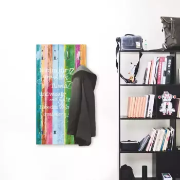 Вешалка Artland "Не торопитесь", в частично собранном виде 60х120х2,8 см, цвет bunt