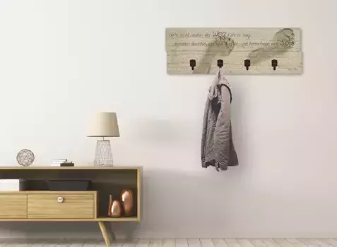 Вешалка Artland "The Way", в частично собранном виде 90х30х2,8 см, цвет naturfarben