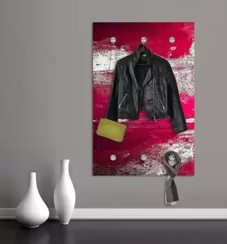 Вешалка для королевы "Алаула" Queence 100х120х3 см, красный